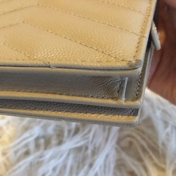 YSL Wallet in Sea Salt colour - Picture 5 of 13